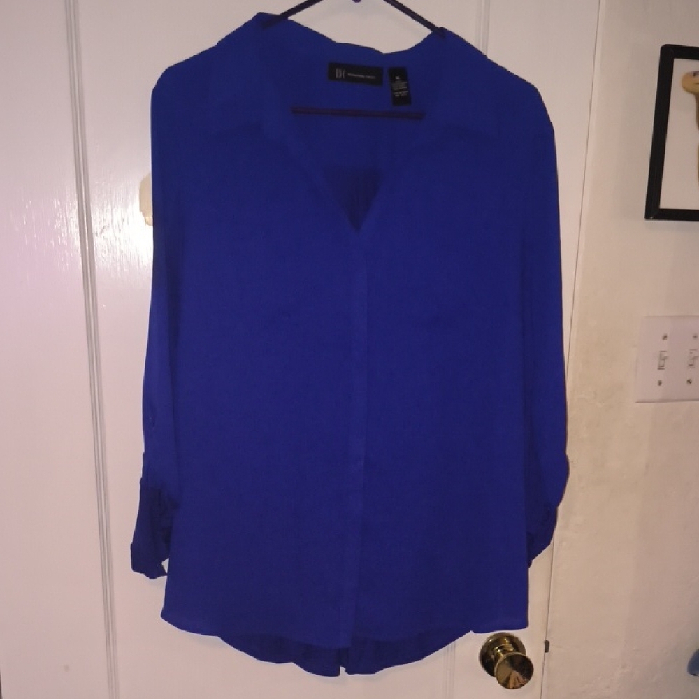 INC International Concepts | Royal Blue Button Down Shirt